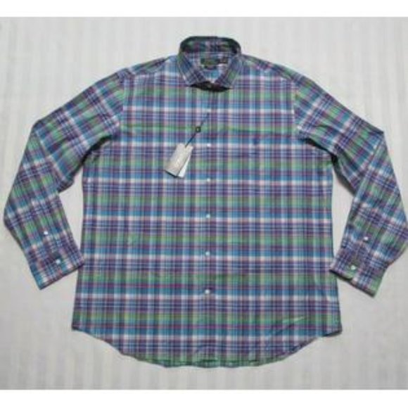 Polo Classic-Fit Plaid Cotton Shirt